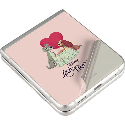 Disney Lady & The Tramp Spaghetti Dinner Galaxy Z Flip4 5G Skin